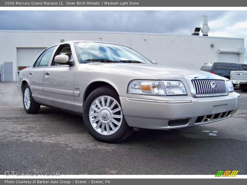 Silver Birch Metallic / Medium Light Stone 2009 Mercury Grand Marquis LS