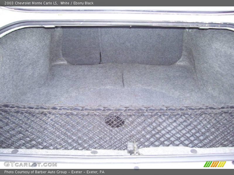 White / Ebony Black 2003 Chevrolet Monte Carlo LS