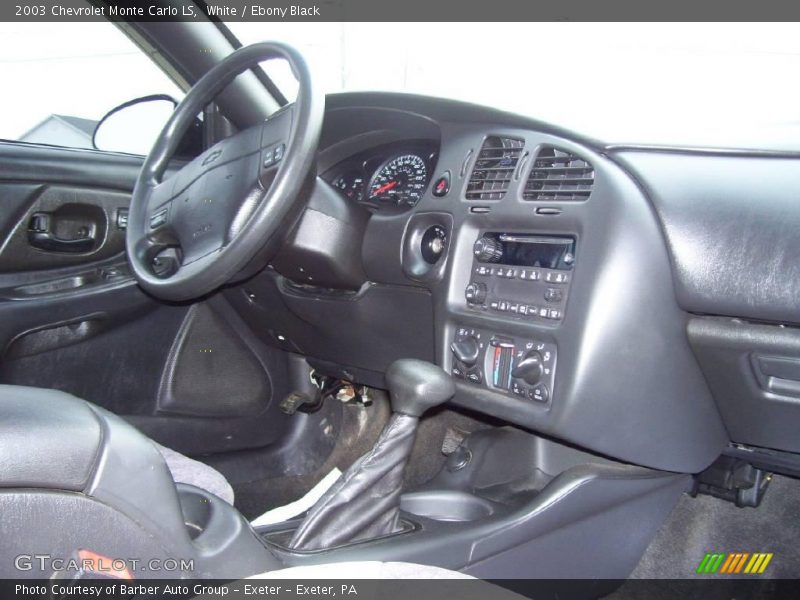 White / Ebony Black 2003 Chevrolet Monte Carlo LS