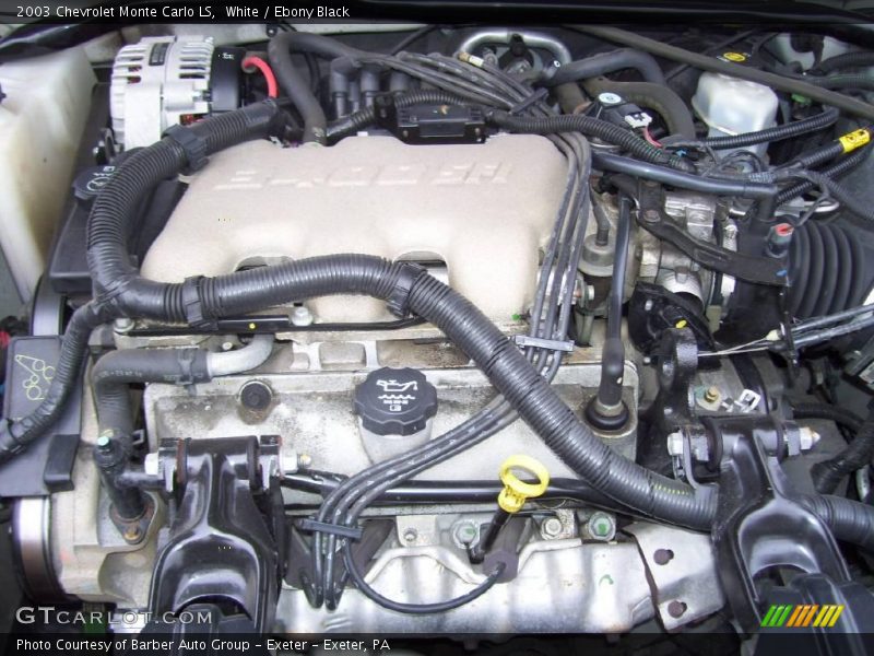 White / Ebony Black 2003 Chevrolet Monte Carlo LS