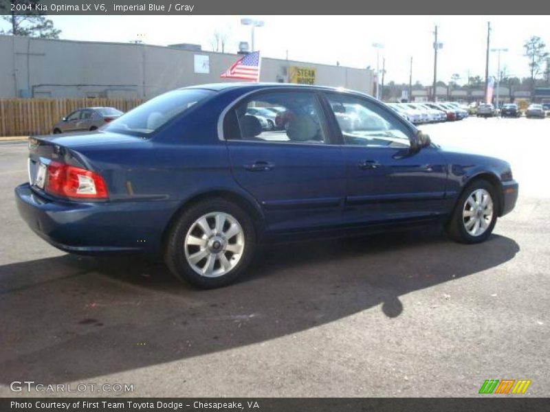Imperial Blue / Gray 2004 Kia Optima LX V6