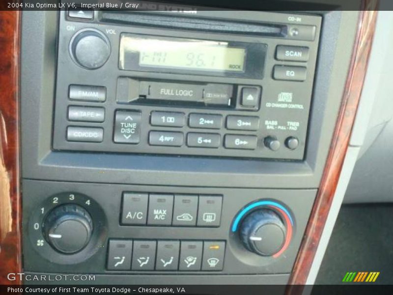 Imperial Blue / Gray 2004 Kia Optima LX V6