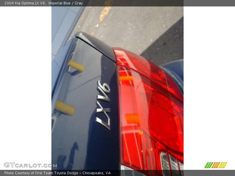 Imperial Blue / Gray 2004 Kia Optima LX V6