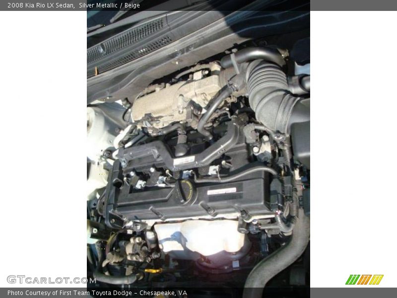 Silver Metallic / Beige 2008 Kia Rio LX Sedan