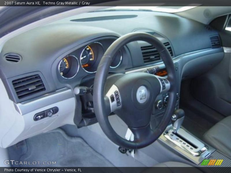 Techno Gray Metallic / Gray 2007 Saturn Aura XE