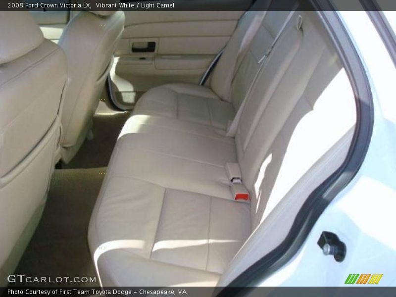 Vibrant White / Light Camel 2008 Ford Crown Victoria LX