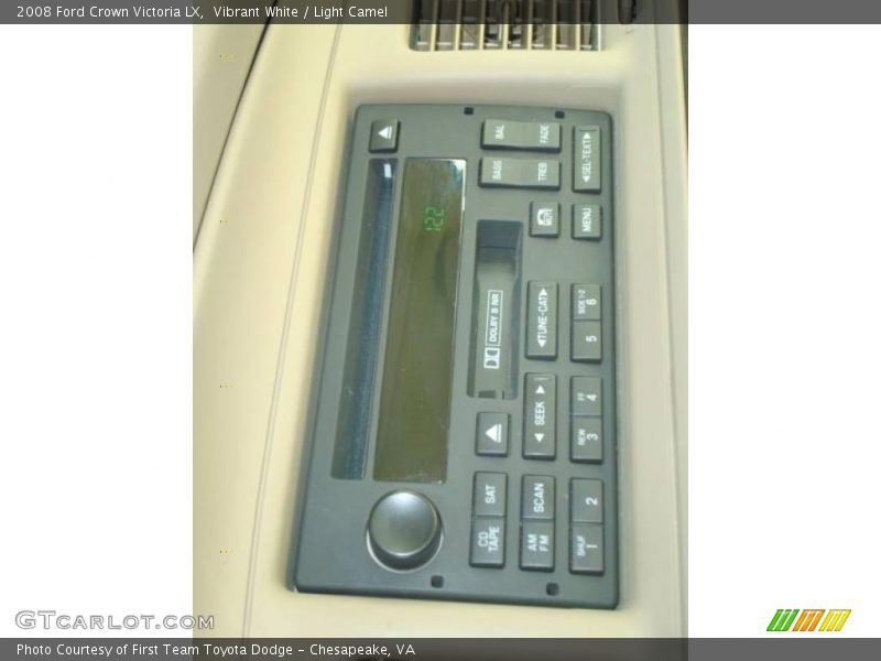 Vibrant White / Light Camel 2008 Ford Crown Victoria LX