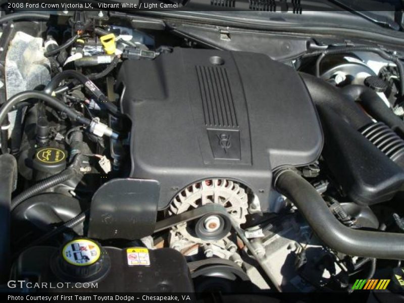 Vibrant White / Light Camel 2008 Ford Crown Victoria LX