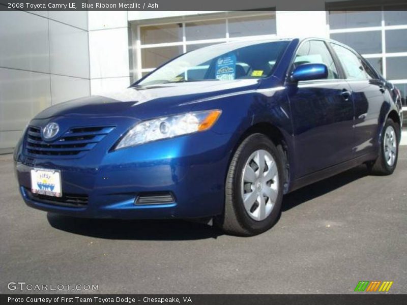 Blue Ribbon Metallic / Ash 2008 Toyota Camry LE