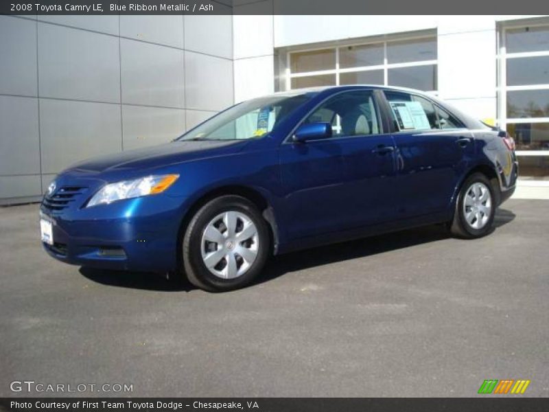 Blue Ribbon Metallic / Ash 2008 Toyota Camry LE