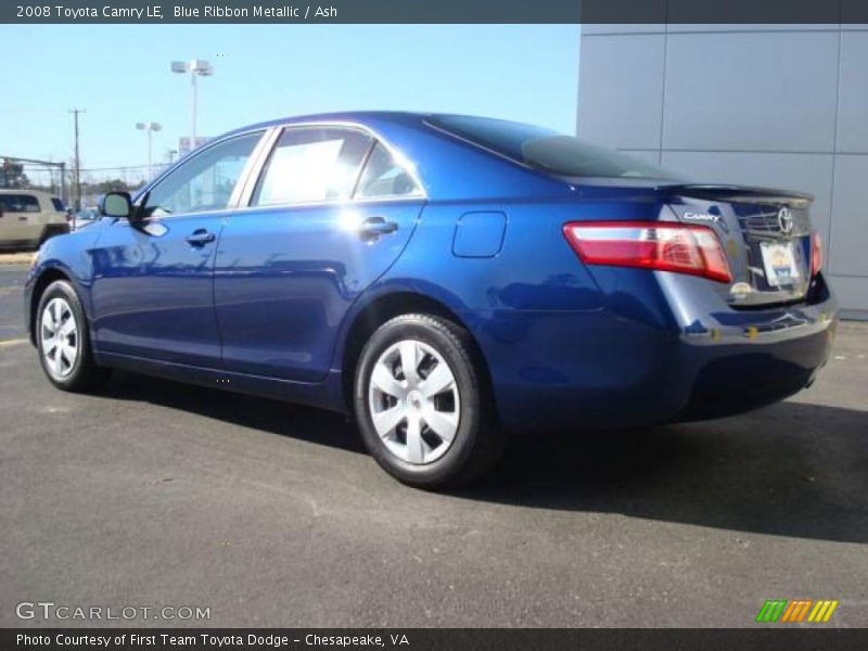 Blue Ribbon Metallic / Ash 2008 Toyota Camry LE