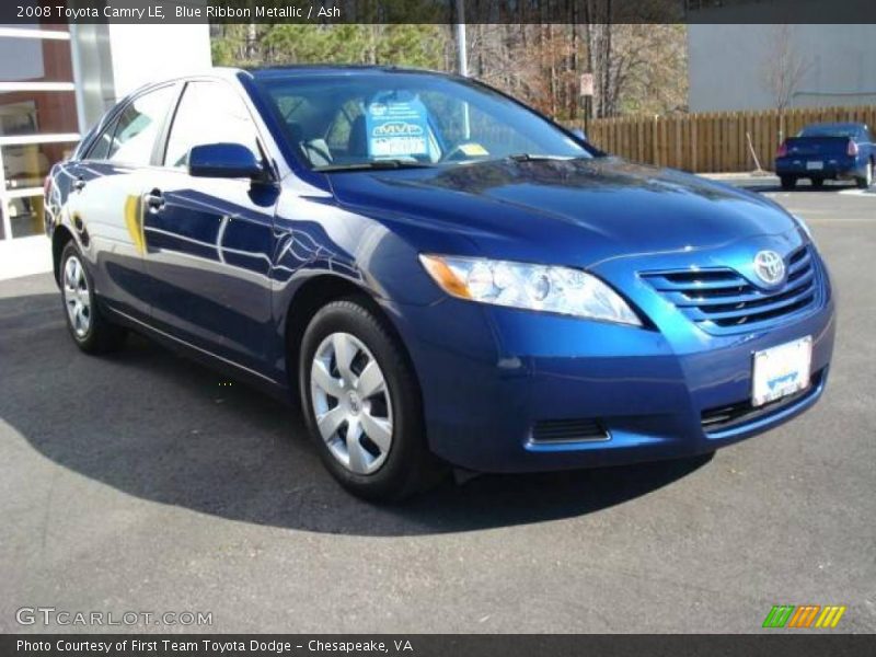 Blue Ribbon Metallic / Ash 2008 Toyota Camry LE