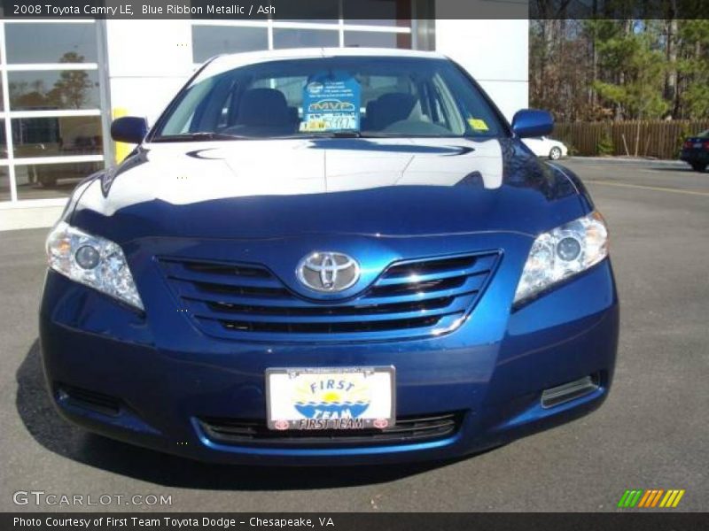 Blue Ribbon Metallic / Ash 2008 Toyota Camry LE