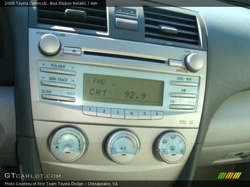 Blue Ribbon Metallic / Ash 2008 Toyota Camry LE