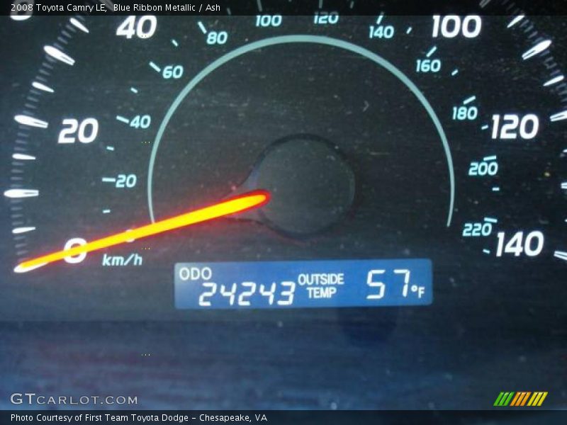 Blue Ribbon Metallic / Ash 2008 Toyota Camry LE