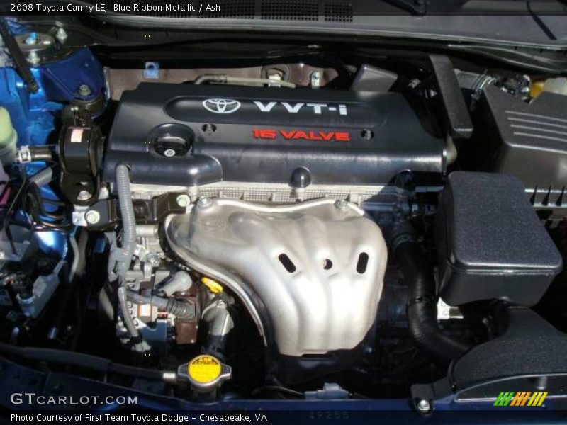 Blue Ribbon Metallic / Ash 2008 Toyota Camry LE