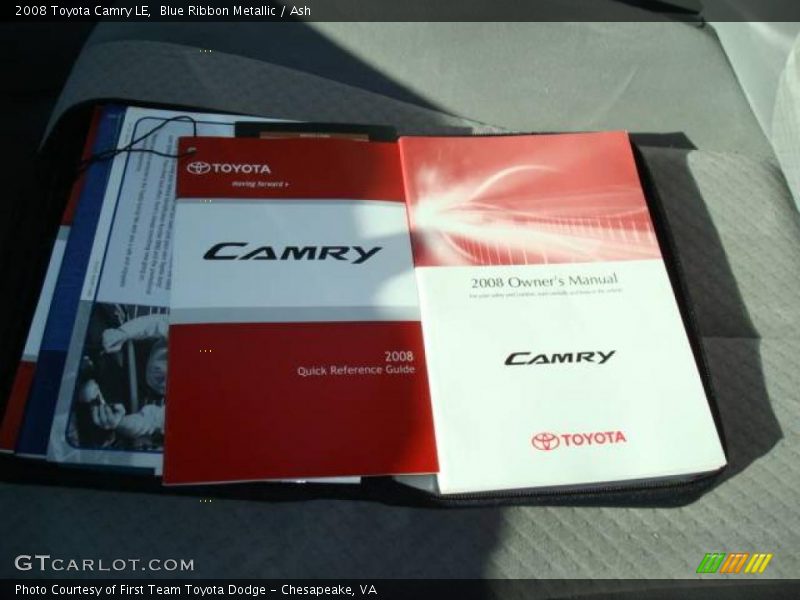 Blue Ribbon Metallic / Ash 2008 Toyota Camry LE