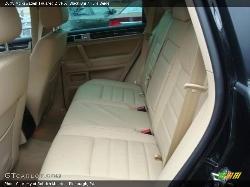 Black Uni / Pure Beige 2008 Volkswagen Touareg 2 VR6