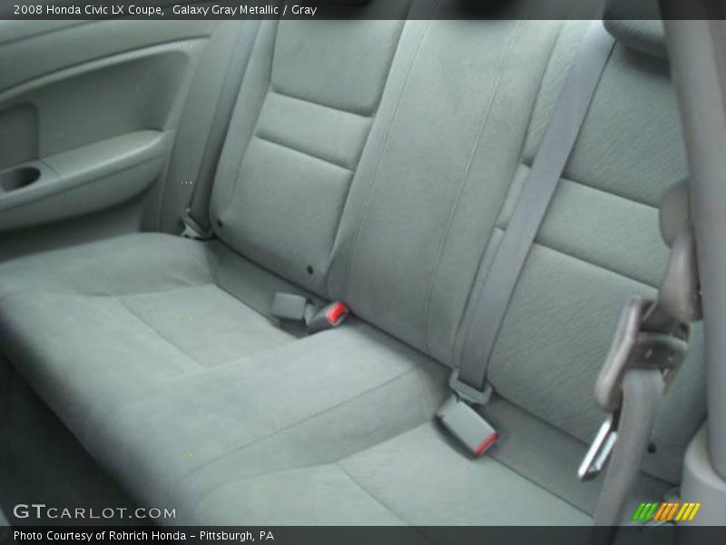 Galaxy Gray Metallic / Gray 2008 Honda Civic LX Coupe