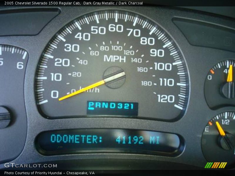 Dark Gray Metallic / Dark Charcoal 2005 Chevrolet Silverado 1500 Regular Cab