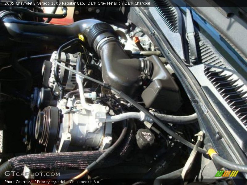 Dark Gray Metallic / Dark Charcoal 2005 Chevrolet Silverado 1500 Regular Cab