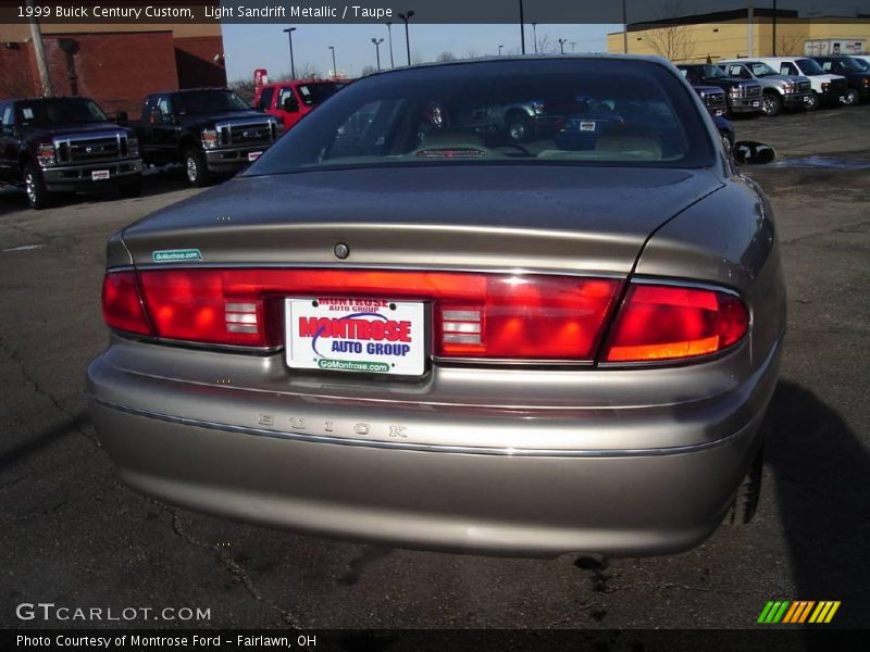 Light Sandrift Metallic / Taupe 1999 Buick Century Custom