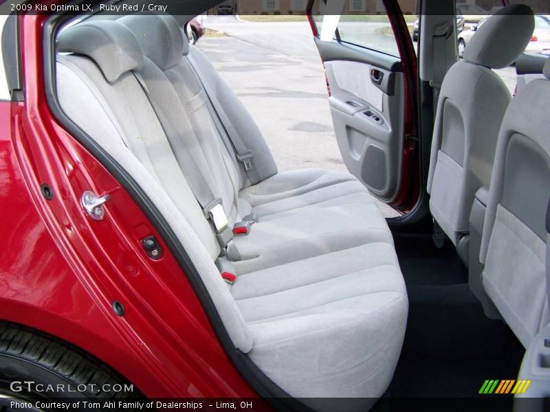 Ruby Red / Gray 2009 Kia Optima LX