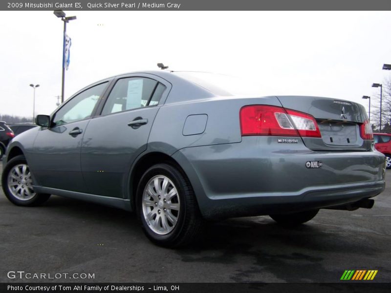 Quick Silver Pearl / Medium Gray 2009 Mitsubishi Galant ES