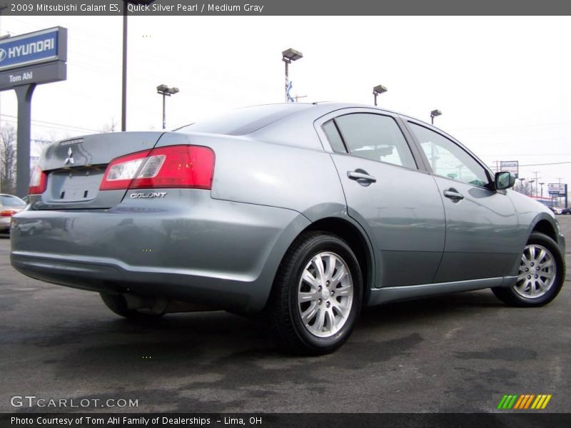 Quick Silver Pearl / Medium Gray 2009 Mitsubishi Galant ES