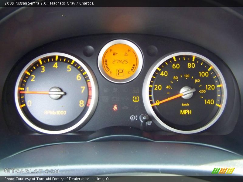Magnetic Gray / Charcoal 2009 Nissan Sentra 2.0
