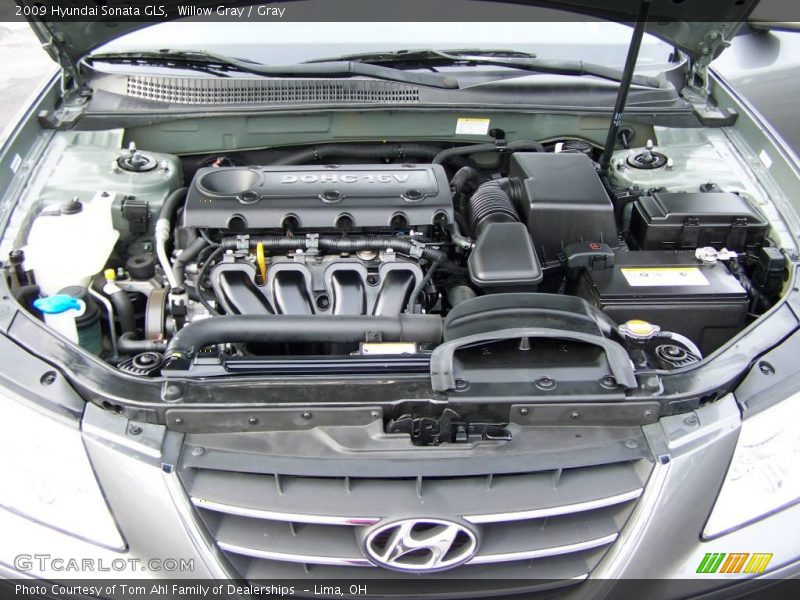 Willow Gray / Gray 2009 Hyundai Sonata GLS