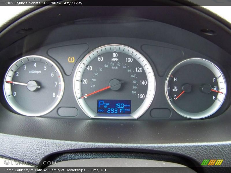 Willow Gray / Gray 2009 Hyundai Sonata GLS