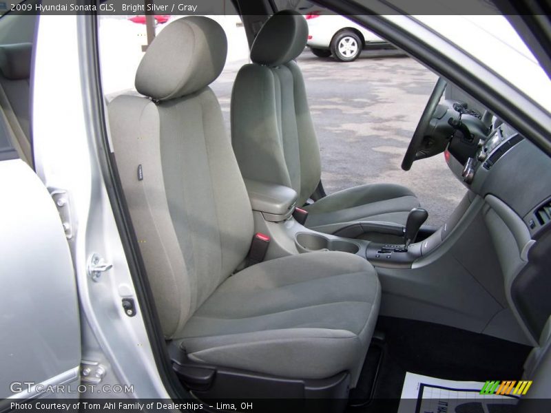 Bright Silver / Gray 2009 Hyundai Sonata GLS