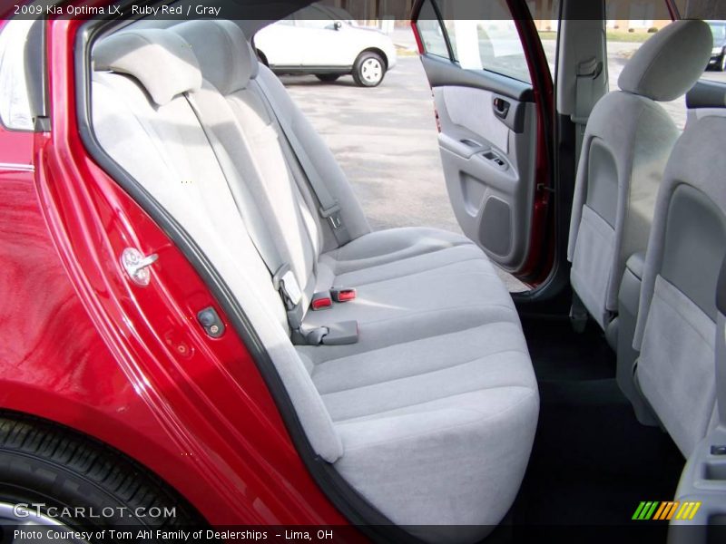 Ruby Red / Gray 2009 Kia Optima LX