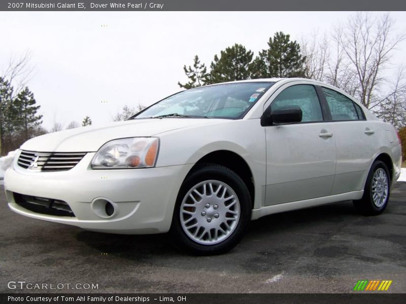 Dover White Pearl / Gray 2007 Mitsubishi Galant ES