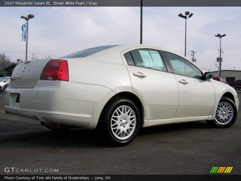Dover White Pearl / Gray 2007 Mitsubishi Galant ES