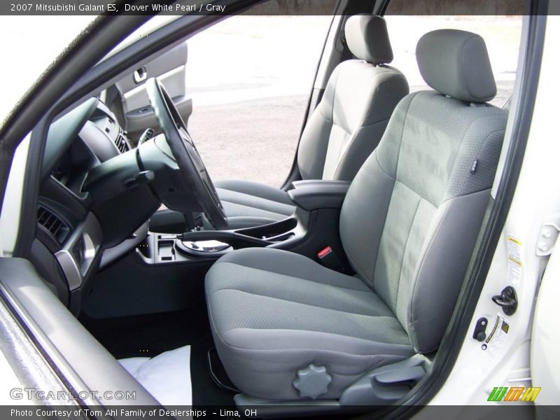 Dover White Pearl / Gray 2007 Mitsubishi Galant ES