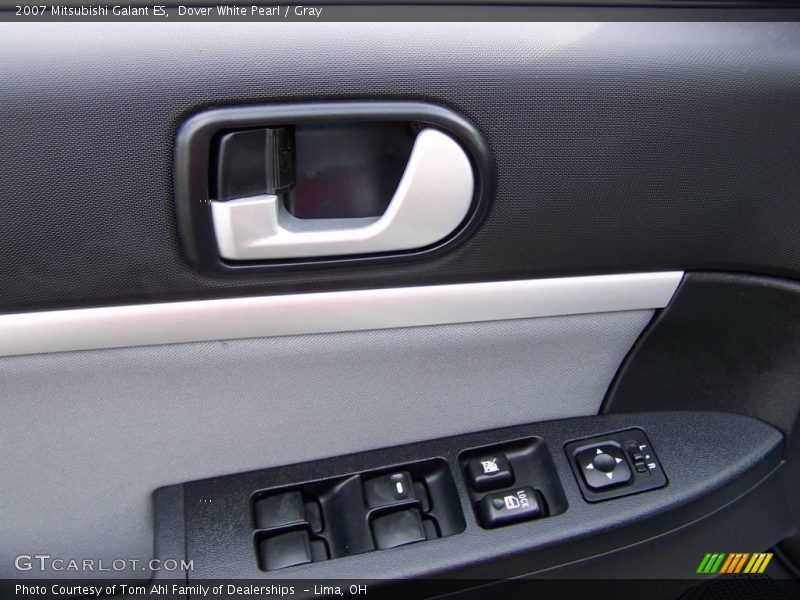 Dover White Pearl / Gray 2007 Mitsubishi Galant ES