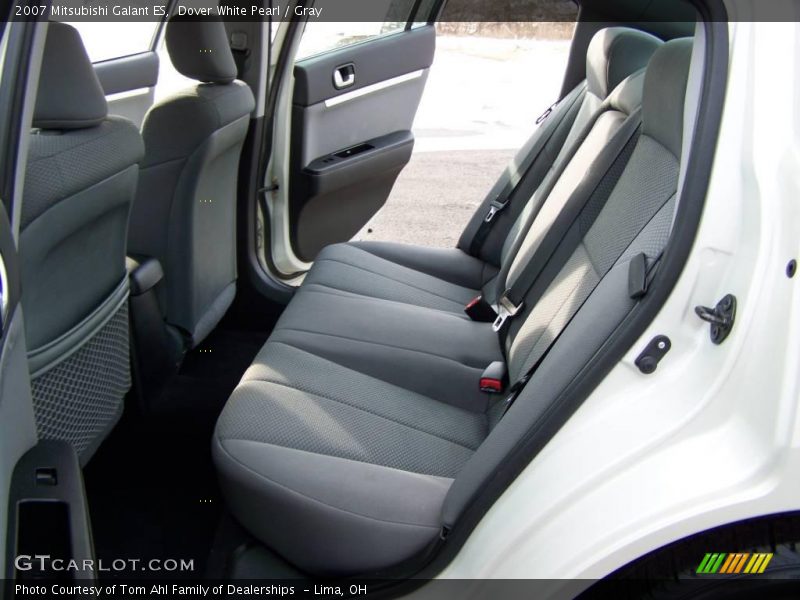 Dover White Pearl / Gray 2007 Mitsubishi Galant ES