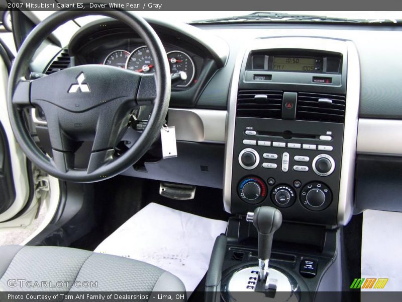 Dover White Pearl / Gray 2007 Mitsubishi Galant ES