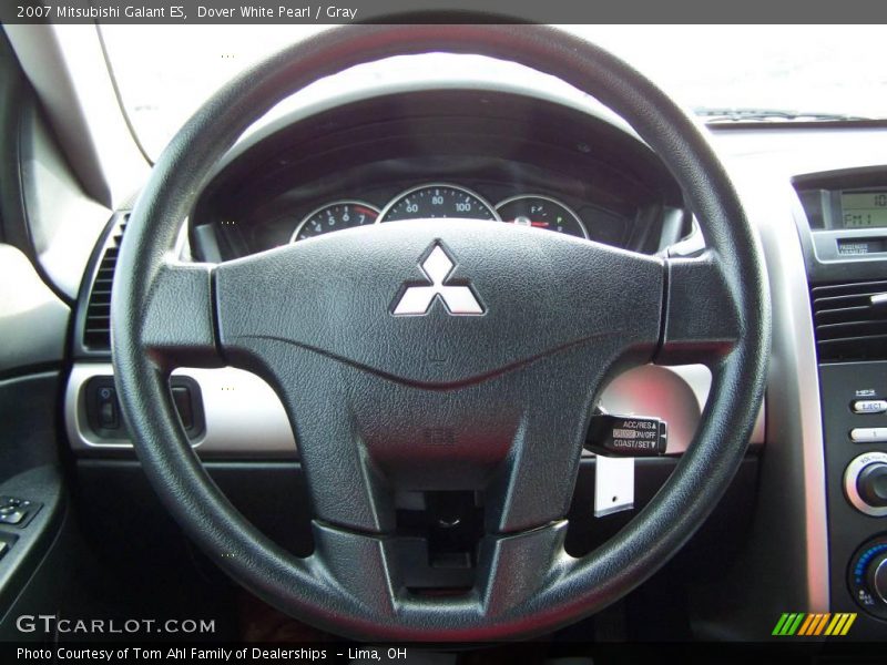 Dover White Pearl / Gray 2007 Mitsubishi Galant ES