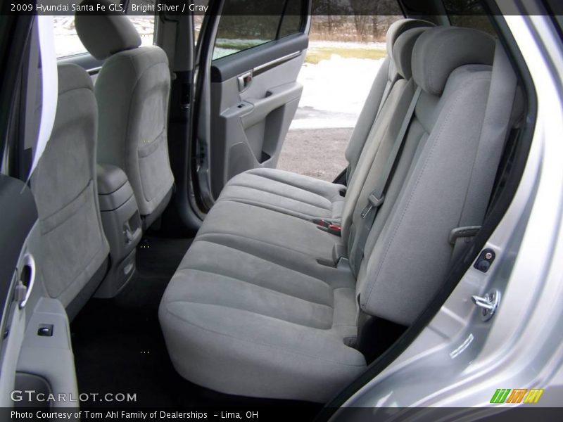 Bright Silver / Gray 2009 Hyundai Santa Fe GLS
