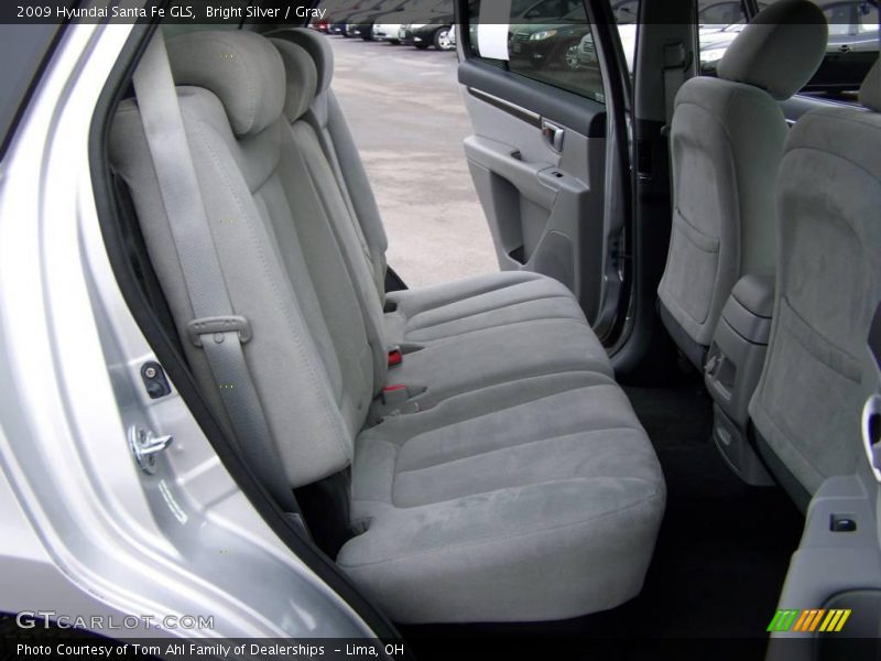 Bright Silver / Gray 2009 Hyundai Santa Fe GLS