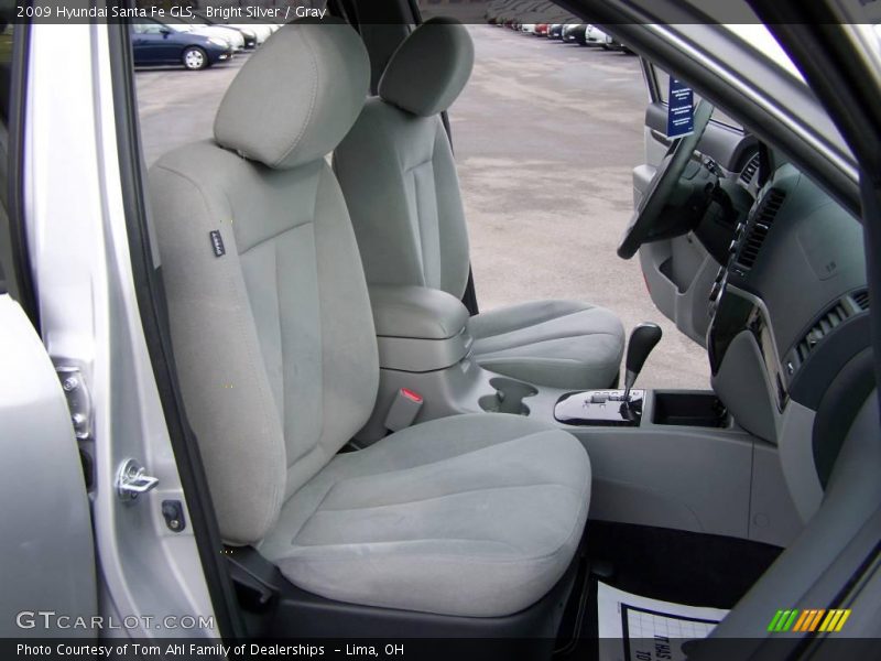 Bright Silver / Gray 2009 Hyundai Santa Fe GLS