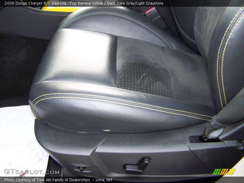 Top Banana Yellow / Dark Slate Gray/Light Graystone 2006 Dodge Charger R/T Daytona