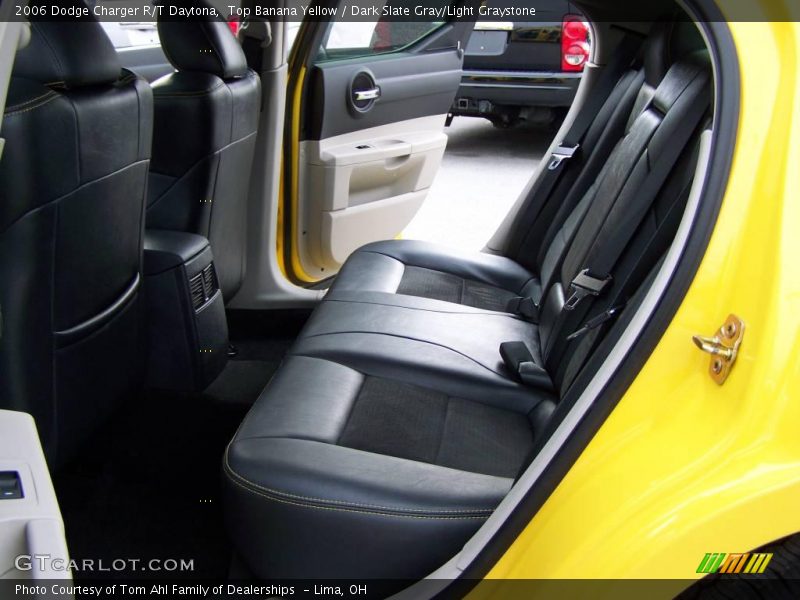 Top Banana Yellow / Dark Slate Gray/Light Graystone 2006 Dodge Charger R/T Daytona