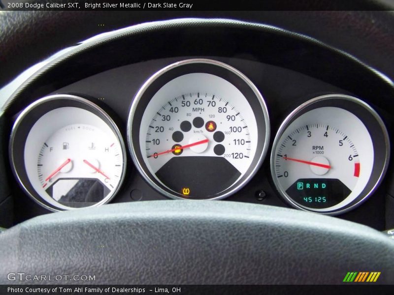 Bright Silver Metallic / Dark Slate Gray 2008 Dodge Caliber SXT