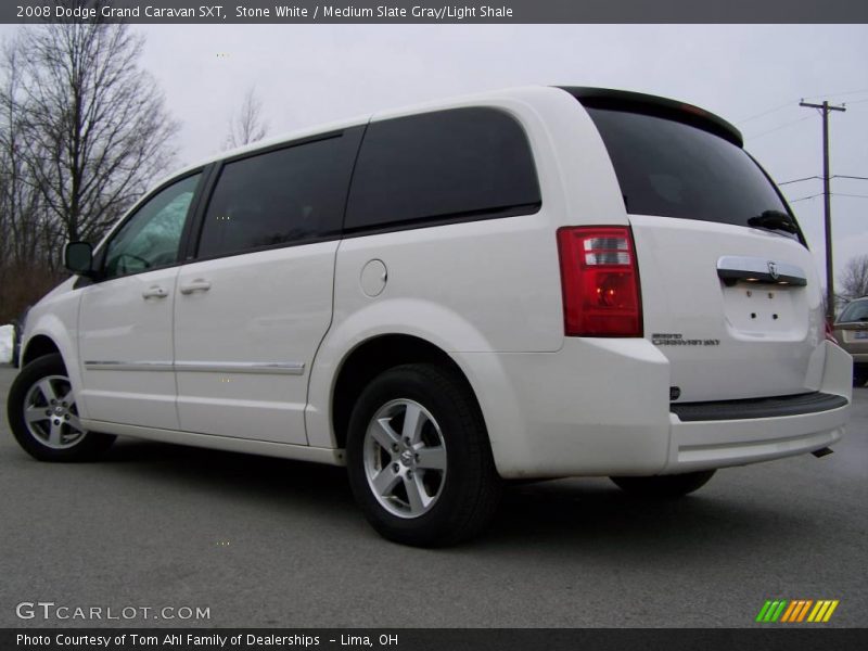 Stone White / Medium Slate Gray/Light Shale 2008 Dodge Grand Caravan SXT