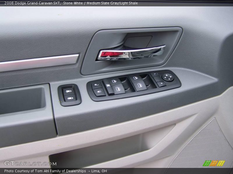 Stone White / Medium Slate Gray/Light Shale 2008 Dodge Grand Caravan SXT