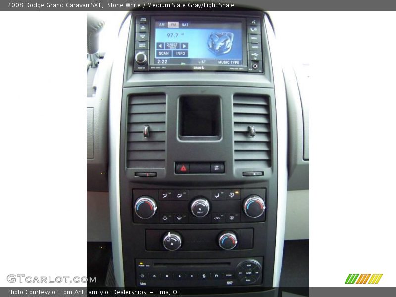 Stone White / Medium Slate Gray/Light Shale 2008 Dodge Grand Caravan SXT